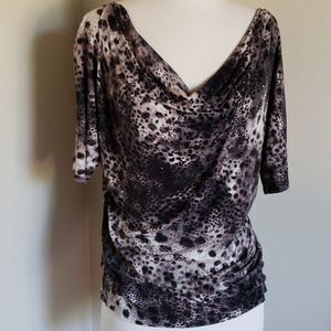 Velvet brand cowl neck top